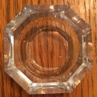 6 Crystal Octagonal Salt Cellars   2   x2   x 75     Preowned