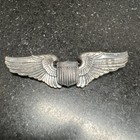 Wwii Usaaf Pilot Wings 3  Sterling Silver Army Air Forces Aviator Military   15