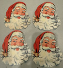 Vtg 50 s Dennison Die Cut Card Stock Christmas 4  Snowman Original Pkg