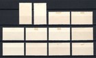 Lundy By Air Silver Jubilee Cinderella Stamps - 1954 Complete Set Of 12 Mlh