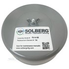 1  Npt Air Compressor Intake Filter Silencer Metal Housing Canister Usa Made