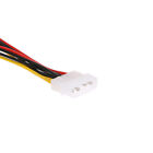 4pin Ide Male To Dual Sata 15pin Female Hdd Power Adapter Cable - 2pcs