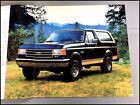 1989 Ford Bronco Truck Original Sales Brochure Catalog