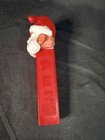 Vintage Pez Santa Claus Dispenser Red Stem Closed Eyes