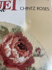 Bouquet Latch Hook Crafts Chintz Roses 34  Round Rug Or Wall Hanging Kit 232 New