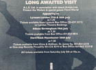 Bob Marley 1975 Original Concert Advert Uk Tour Lyceum London Wailers Vintage