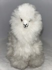 Real Alpaca Fur Stuffed Plush Llama Alpaca Toy Animal Figure 8 