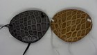 World s Best Eye Patch  Embossed Alligator Pattern   Leather Replaceable Elastic