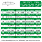 550pcs Flat Washers Assortment Kit  12 Sae Sizes- 1 2  7 16  3 8  5 16  1 4  3 1