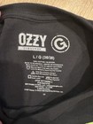New With Tags Ozzy Osbourne Black Graphic T-shirt L g 36 38 Official Merchandise