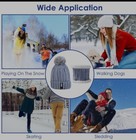 Women Winter Beanie Hat Scarf Set Warm Knit Hat Thick Fleece Lined Winter 