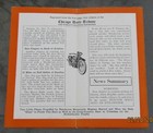 1924 Henderson Motorcycle Engines Aviation History Dayton Air Races Brochure Wow