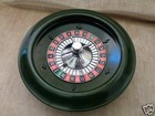 Unusual Green Color Coloured Bakelite Roulette Wheel From Adult Toy Casino