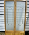 2 Victorian Solid Wood Bifold Doors 30 Inches By 77  Inches