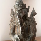 Balinese Hand Carved Wooden Vintage   Antique Ganesh Statue 10   