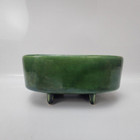 Vintage Mccoy Green Oval Footed Planter Ceramic Art Pottery Usa Mcm Decor