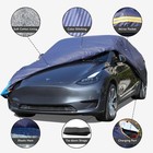 Tesla Model 3 Car Cover Waterproof All Weather  6 Layers Outdoor Full Exterior C