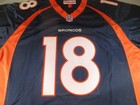 Peyton Manning   Autographed Denver Broncos M n Throwback Football Jersey   Psa