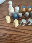 Lot Of 17 Random Vintage Sewing Thimbles