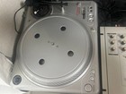 Vestax Pdx-2000 Dj Turntables Set Of 2 Silver Straight Tonearm Used