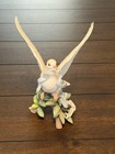Vintage 1997 Lenox Millennium Dove Figurine Porcelain 2000 Ribbon White Bird