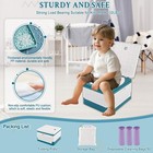 Travel Potty Seat For Toddler  Portable Potty Training Toilet Seats  Foldable Ba