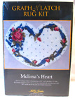 Latch Hook Rug Kit Graph N Latch Melissa s Heart 37627 Grannycore Decor 19 5x29 
