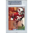1995 Fleer  13 Aeneas Williams Signed Card Auto Beckett Slabbed Az Cardinals Hof