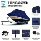 Sea Hunt Gamefish 25 Center Console Fishing T-top Hard-top Boat Storage Cover