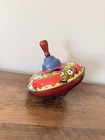Vintage Tin Litho Spinning Top Toy From Ohio Art Co 