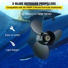 Vevor Boat Propeller 13-1 4x17 For Oem 765183 Johnson Evinrude 45-140 Hp Solas