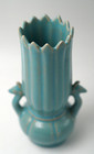 Fantastic Vintage Chinese Pottery Powder Blue Vase 8 5  Inches Tall