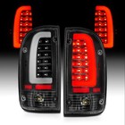 For 1995-2000 Toyota Tacoma Pickup C-type Led Tube Black Replacement Tail Light