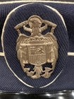 Francoist Spain Coat Of Arms Crest Franco Era Vtg Police Hat Cap Visor Genuine