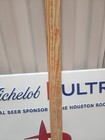 Michelob Ultra Ribbon Houston Rockets Nba Metal Tin Tacker Beer Bar Pub Sign 