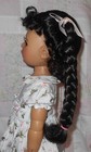 Monique Ruby Doll Wig Sz 12 13 Dark Brown Long Braids   Tendrils Skin Part Nwt