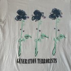 Vintage Manic Street Preachers Generation Terrorists Band Shirt Rare Size Large