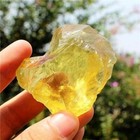 3pcs Citrine Raw Stone Crystal Mineral Specimen Reiki Healing Energy Gift