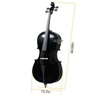 3 4 Full Size Natural Basswood Cello Set With Bag bow bridge rosin With Bag