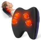 Shiatsu Neck Back Massager W  Heat Deep Tissue Relief Portable Home Office New