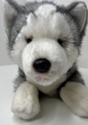 Russ Yomiko Classics Siberian Husky Puppy Dog Stuffed Animal Plush Blue Eyes 17   