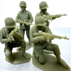 World War 2 American Toy Soldier Infantry Patrol Military Resin 1 32 Ww2 Figures