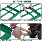 Drag Rake Driveway Grader Heavy Duty Power Rake Towable Lawn Rake With 6ft Chain