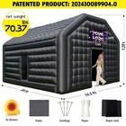 Inflatable Night Club 20 Ft Black Inflatable Cube Party Tent   Logo Area   In Us