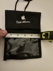 Vintage Apple Think Different Employee Lanyard Black - Rare Collectible Piece 