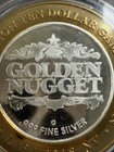 Golden Nugget Las Vegas  10 Gaming Token  999 Silver Casino Strike  252