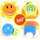 Manual Baby Bath Toy Children Sunflower Spray Water Shower Tub Kids