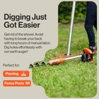 Superhandy Earth Auger Electric Power Head W  12  X 3  Auger Bit 20v 4ah Recharg