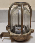 Original Ship Salvage Brass Nautical Passageway Bulkhead Wall Light 1 Pc