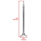 1s3-23813-00-00 90185-14070-00 Steering Stem Shaft And Nut For Yamaha Raptor 700